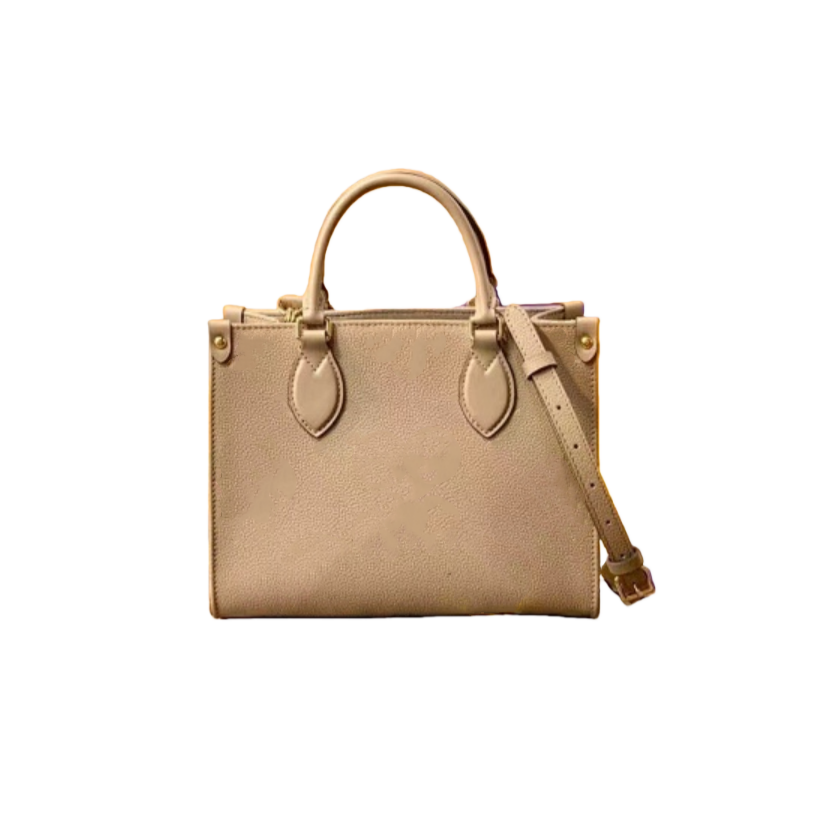 5A Top quality Mirror designer woman bag Tote handbag genuine leather embossed flowers letters M45653 M45660 25*19*11.5cm cow leather
