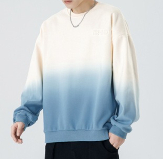 a524 Turtleneck Sweatshirt for Men Autumn and Winter Thickened Loose Trendy Solid Color Casual