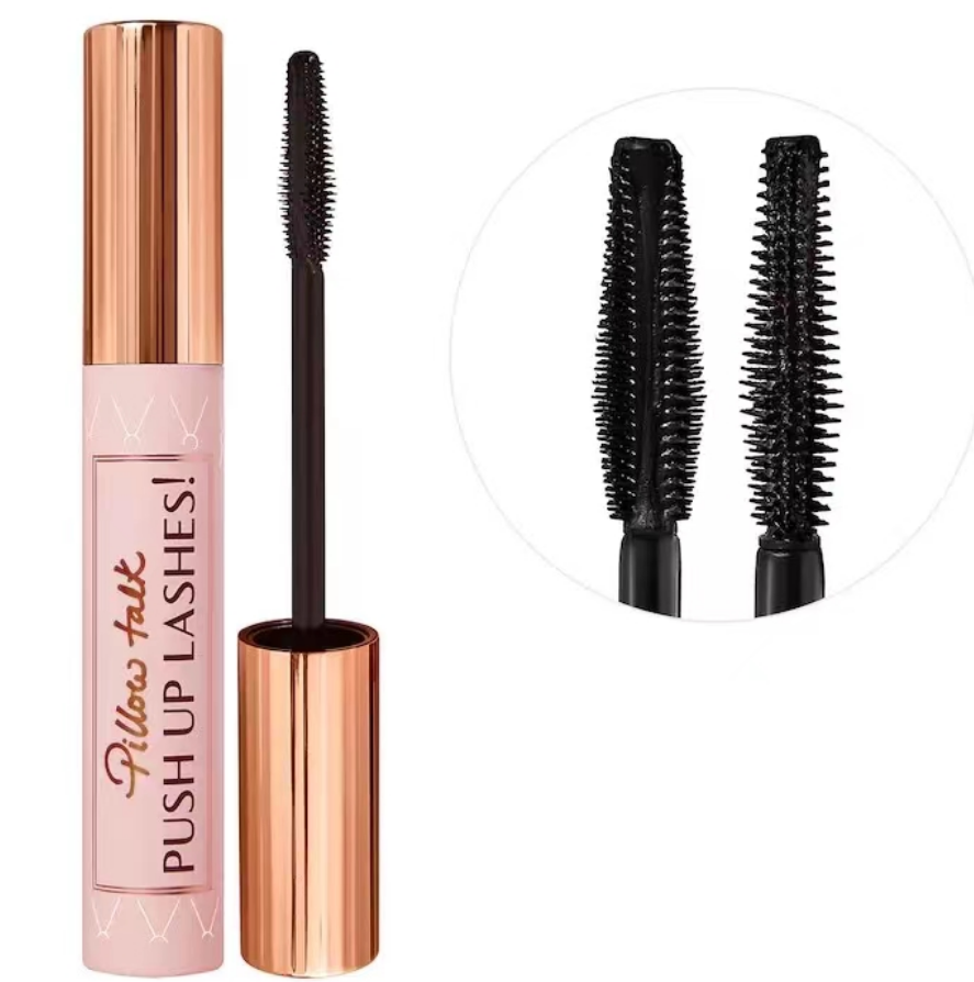 Eyes Makeup Mascara Pillow Talk Push Up Lashes Big Eyes Nourish Waterproof Sweat proof Bushy Long Volume Pink Aluminum Tube Roots Clearly Smooth-image-856923515