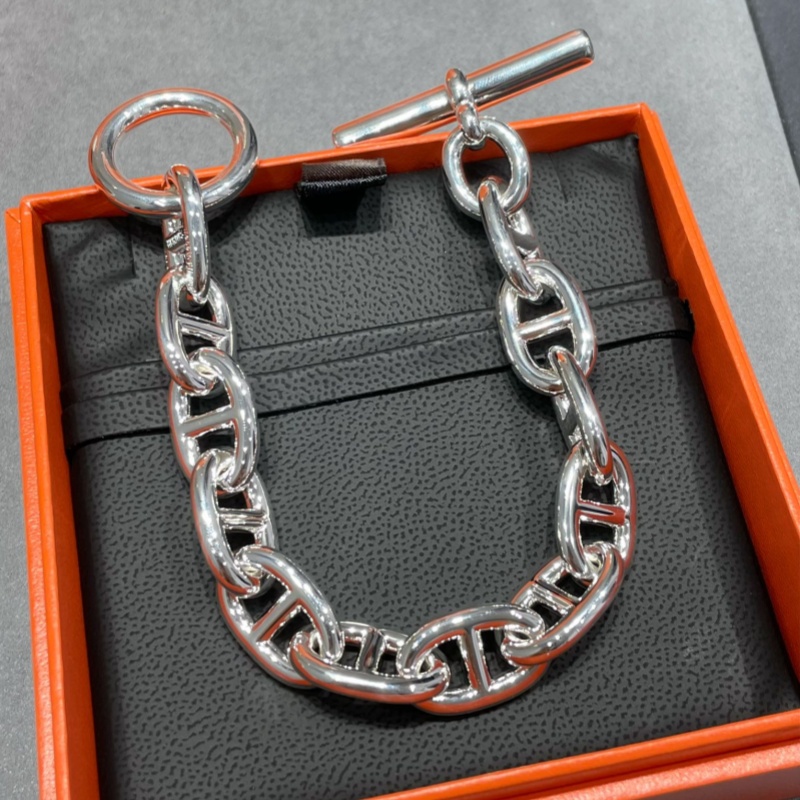 bracelets women's Designer bracelets for woman luxurious Bangle bracelet jewelry H brand high-end simple geometric bracelets pig-nose chain bra