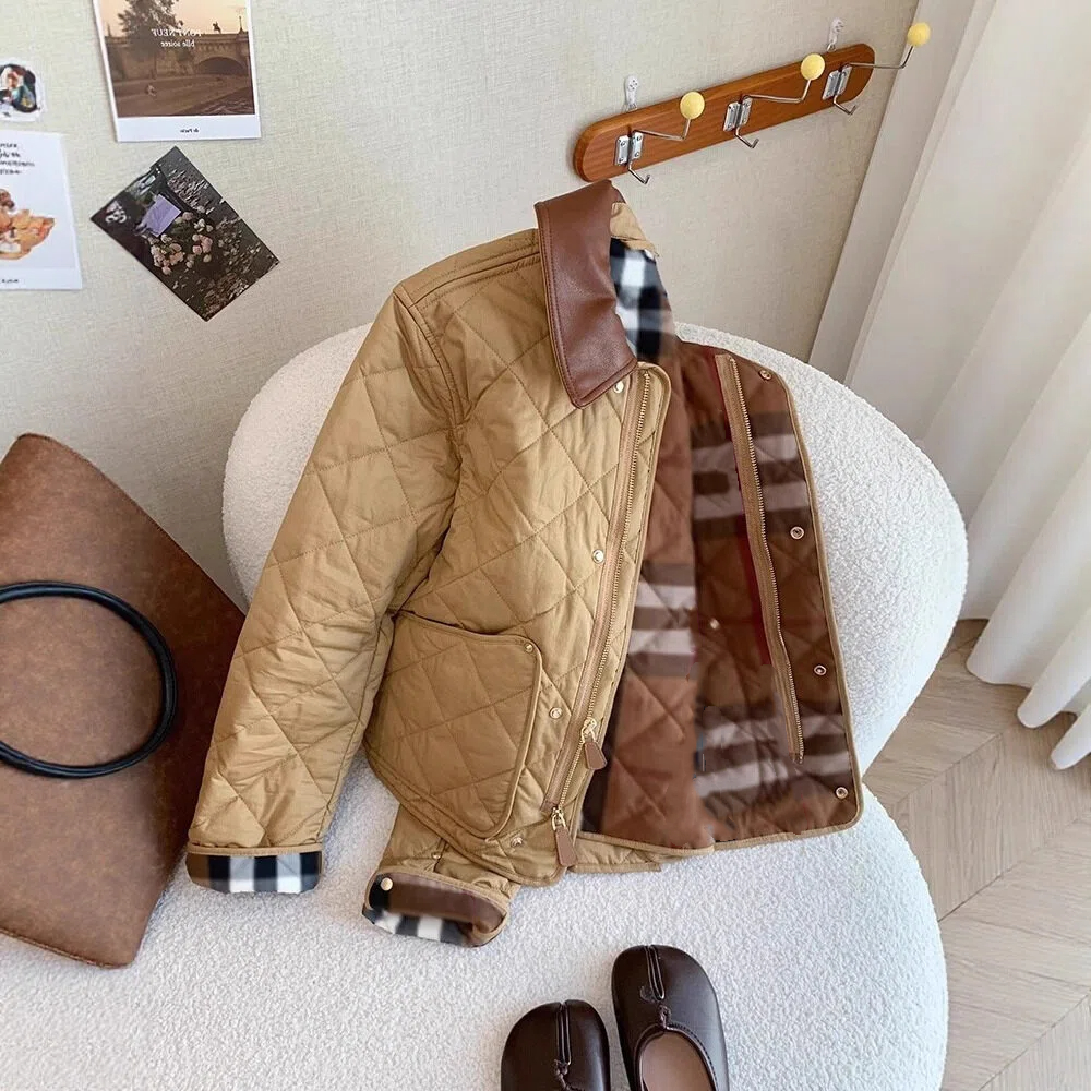 2026 Fashion Designer outdoor Women Coat Highquality Stand Up Single Breasted Collar Thick Top Winter Down Casual Womens Jacket Free Shipping