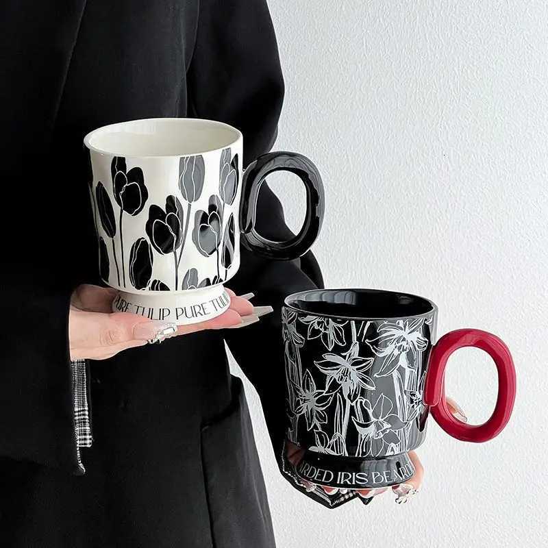 Vintage Mug Creative Ceramic Cup Office And Home Drinking Cup Coffee Cup C251224-image-1089541966