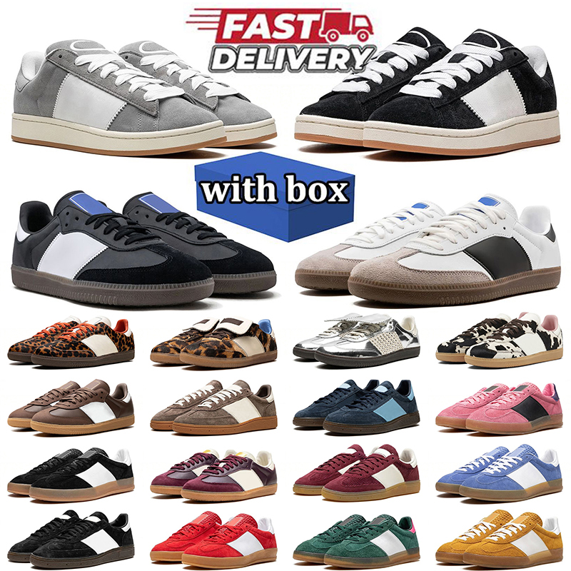 og original sambshow designer casual shoes leopard print slippers slipper vegan Black White Gum Nylon Silver leather Red cream mens womens outdoor s