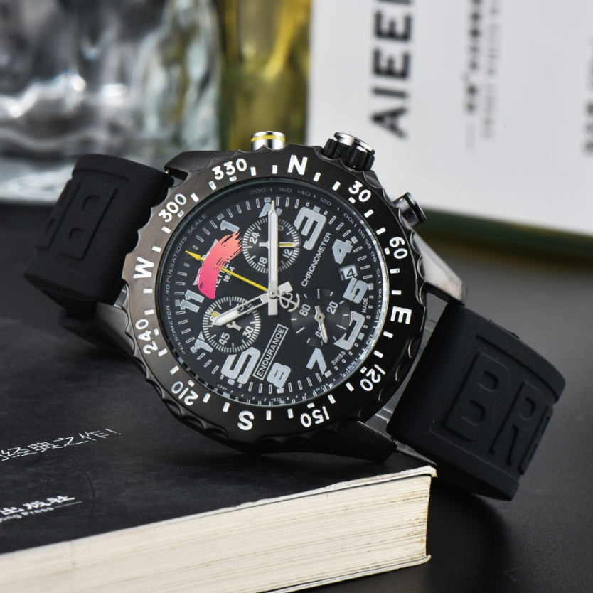 Luxe BR 1884 Montre pour hommes Mouvement à quartz Date ENDURANCEity Pro Avengerssiy CHRONOMÈTRE Montres Plusieurs couleurs Caoutchouc Hommes Mon