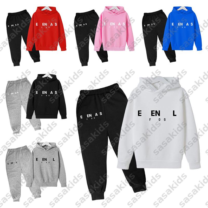 Kids Clothing Baby Designer Clothes Boys Girls Hoodies Luxury Hooded Sweatshirts Pants Two-piece Fashion Sports Tracksuits For Children Outfit DSD25
