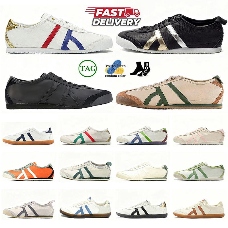 Trainers Sports Tiger Shoes Womens Mens Vintage Black White Blue Beige Green Birch Vermilion Tomato White Peacoat TiGers Casual Shoes Designer Sneak