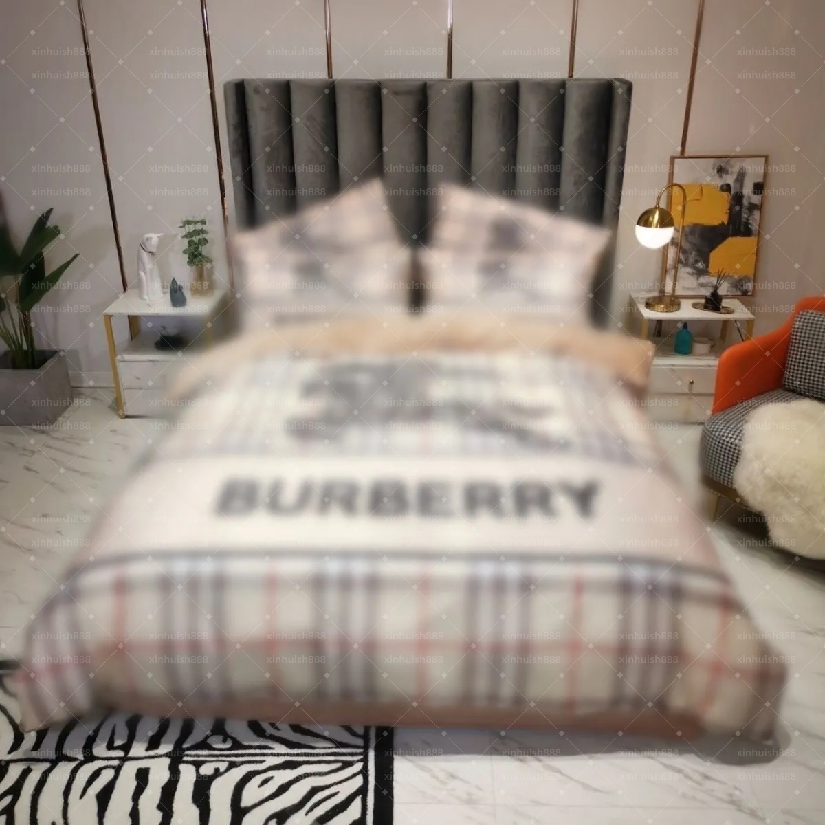 Top Designer's Stylish Luxurious Crystal Fiber Velvet Four piece Baby Quilt Thick And Sheets Warm Bedding Sets For The Bed In Winter (50% off)