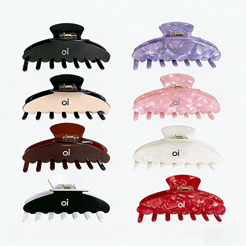 Women's Designer Hairpin American Style Acetate Shark Clip Sports Style Fashion Letter Hairpin Versatile Exquisite Headdress Multi-color Option
