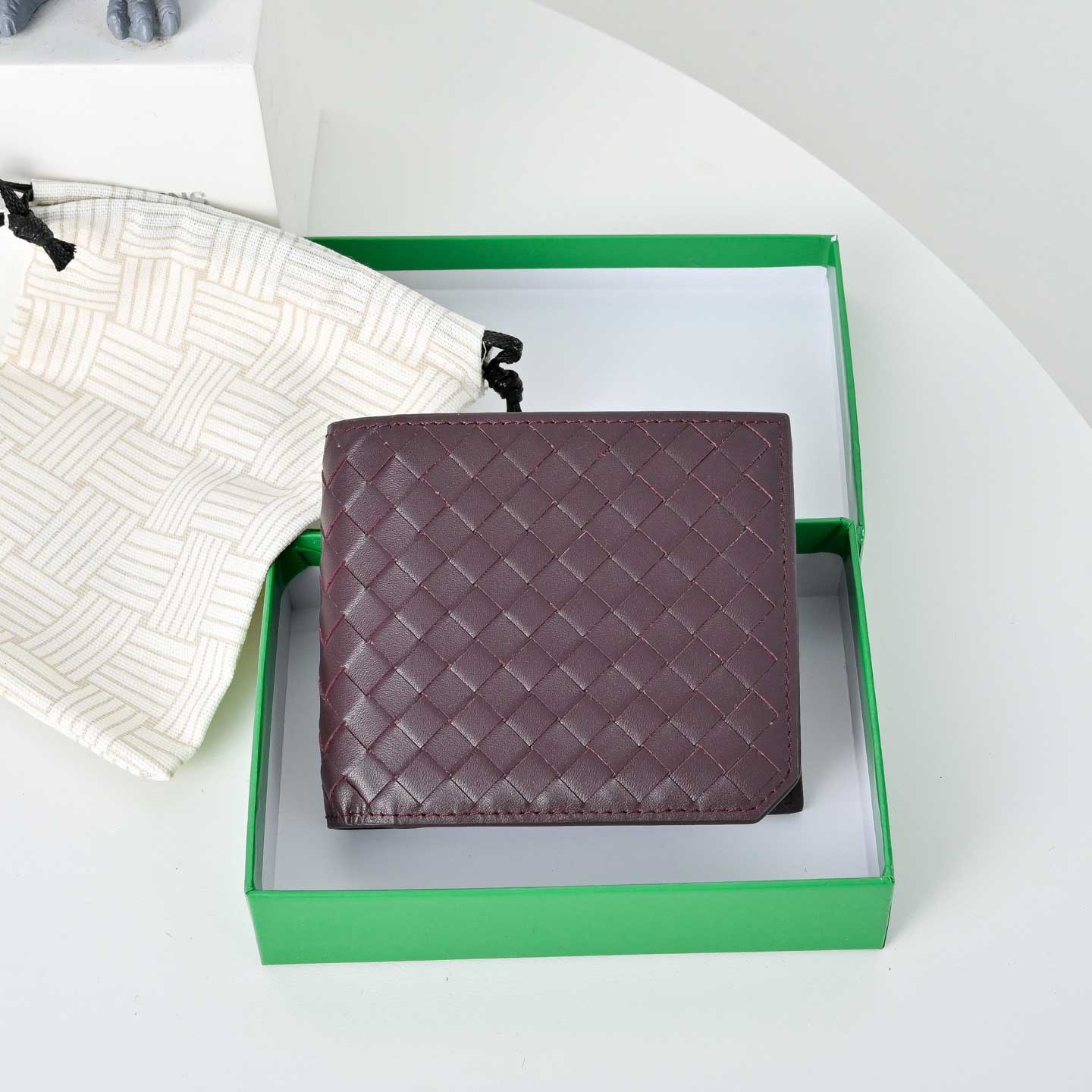 Men designer wallet luxury cardholder top quality short wallet wine red genuine leather pocket coin purse with box
