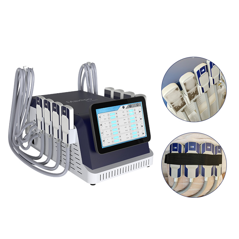 Professional Cryoskin Slimming Device with EMS 8 Handles for Fat Cell Reduction and Muscle Toning cryolipolysis EMS