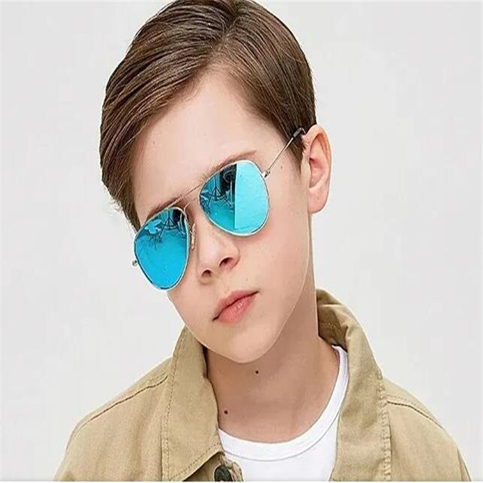 Designer Child Brand Sunglasses Mirror Glasses Metal Pilot Sunglasses for Girl Boy Kids Sunglasses Fashion Luxury teenagers Children Glasses Goggles