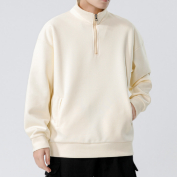 a146 Turtleneck Sweatshirt for Men Autumn and Winter Thickened Loose Trendy Casual