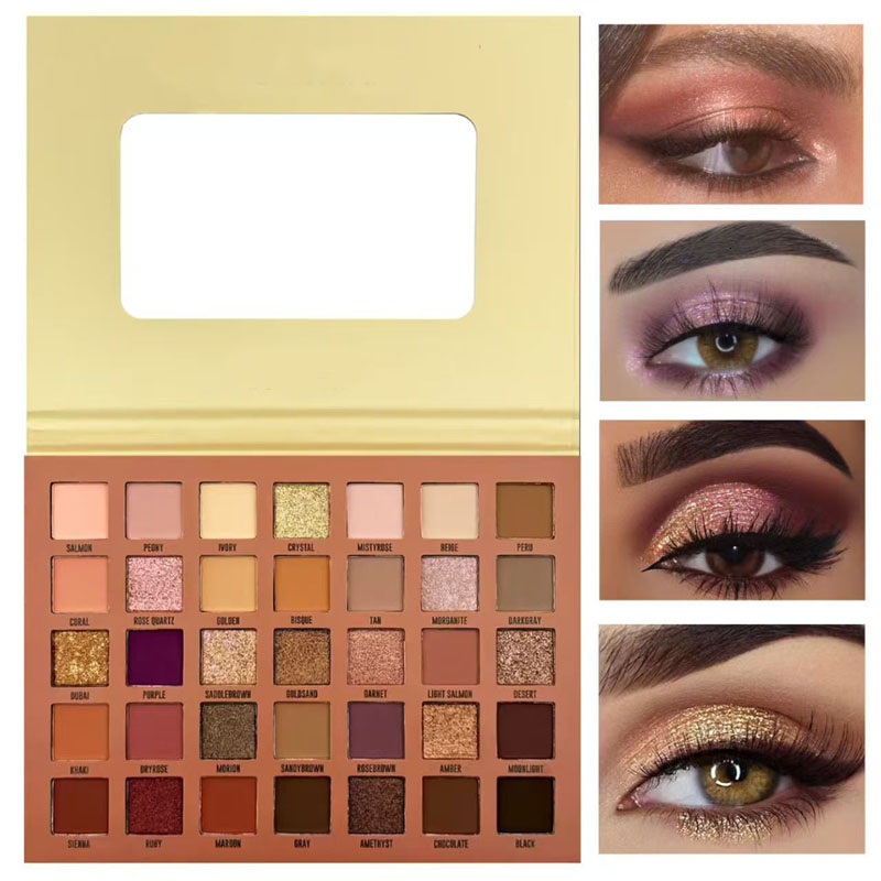 Professional Makeup Palette 35 Colors Matte Shimmer Eyeshadow Palette Highly Pigmented Long Lasting Eye Shadow Pallet Cosmetics Pressed Powder Pa-image-1089717396