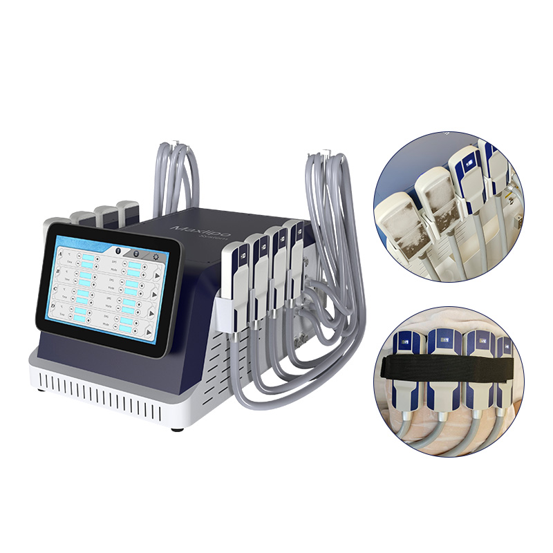 NEW Cryoskin Cold Therapy slimming Machine with EMS Microcurrent and 8 Handles for Body Contouring