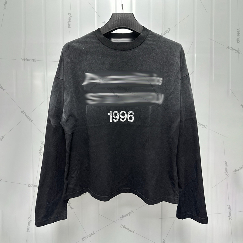 T-shirt de designer pour hommes Haut pour femme Usure sale T-shirt Ace imprimé T-shirt à manches longues couple chemise de base