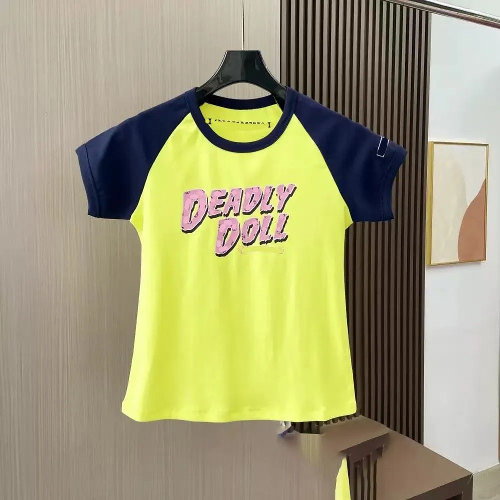 Luxury Designers Chrome Tshirt Tight Pants Clothes Shirt For Woman Tank High Quality Hoodie Brand Hoodies Pure Cotton Chrome Aleggings Women Shirts