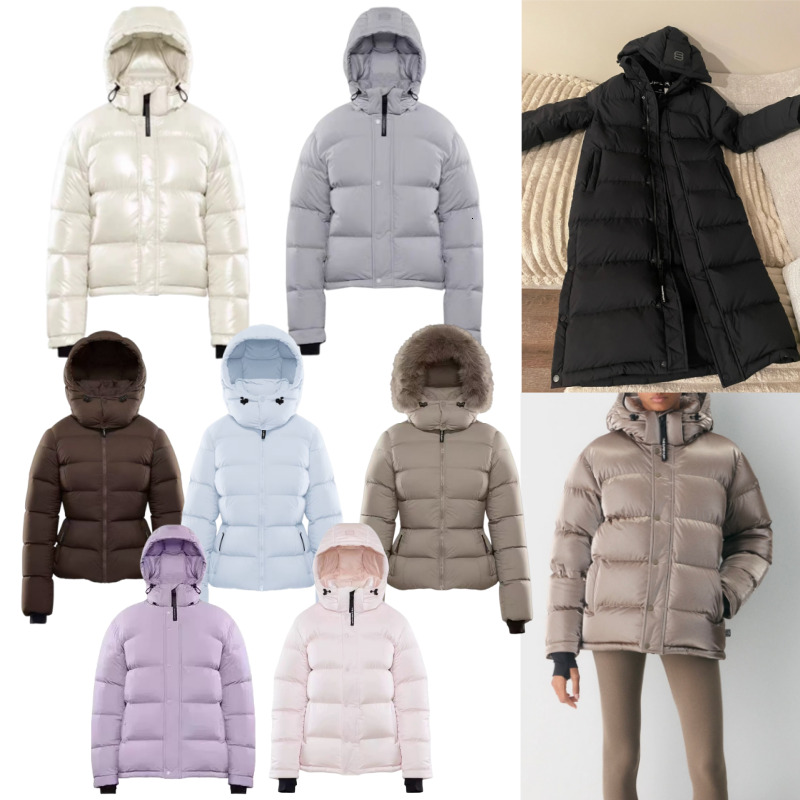 Designer Aritzia down puffer jacket women super puff short hooded vest branded waistcoat Canada down thickened extreme coId warm knee length jackets