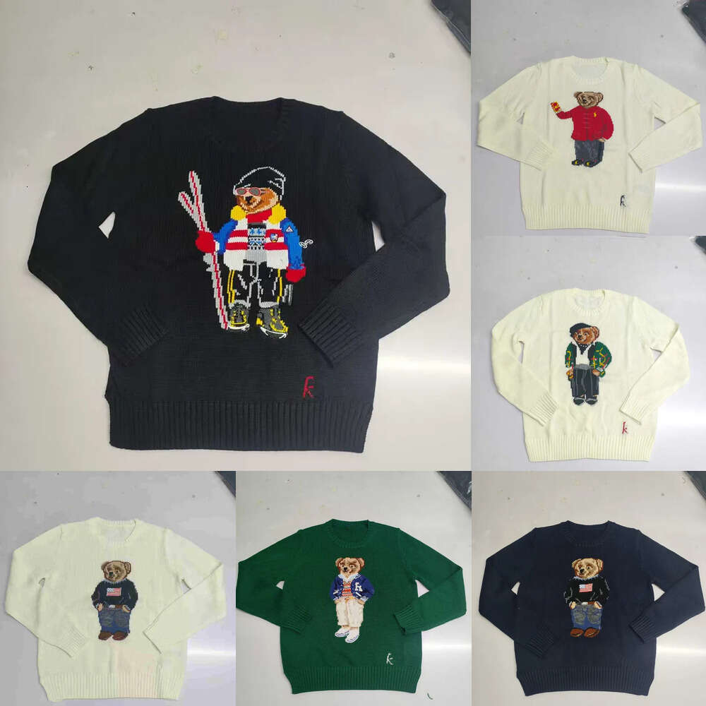 Hot sale Designer Women Knits ity Sweater Polos Pullover Embroidery Fashion Knitted Sweaters Long Sleeve Casual Printed Wool Cotton Soft Unisex rl h