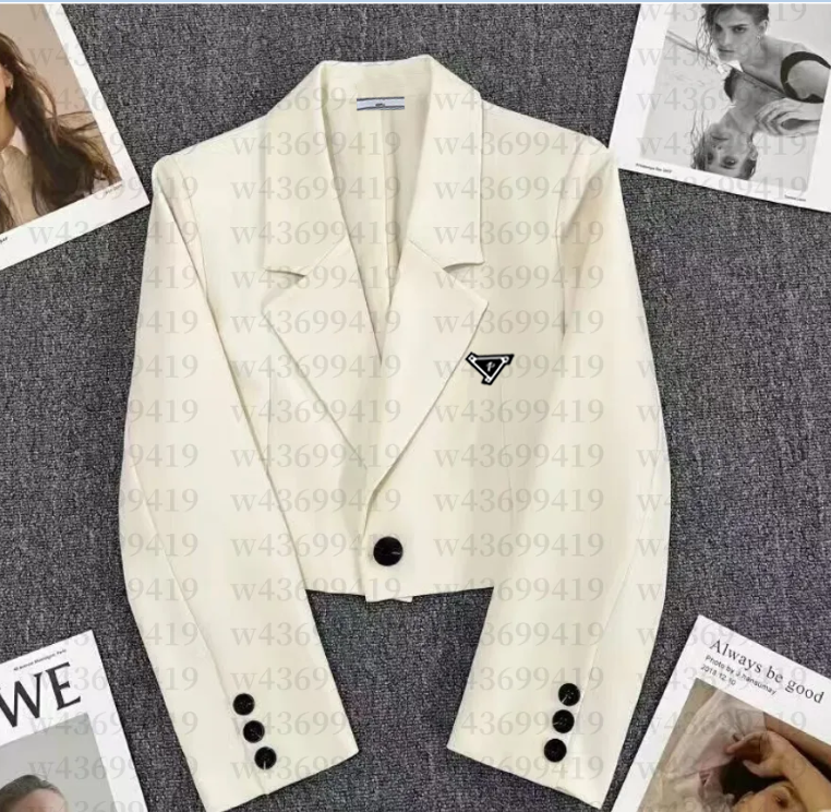 2026 new Women's Jackets Suits & Blazers Letter Embroidery Suit Jacket White For Women Long Sleeve Oversized Coat Loose Blazer Office Ladies Bl