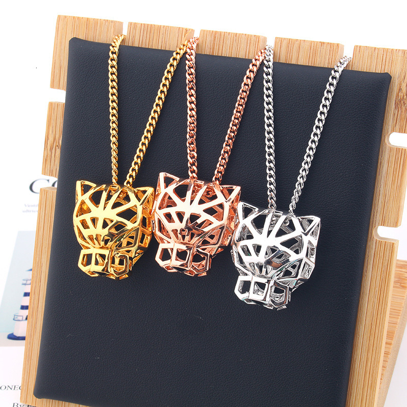 Collier léopard creux et nu, Style automne, chaîne de pull léopard, personnalité, tendance, unisexe, Hip Hop