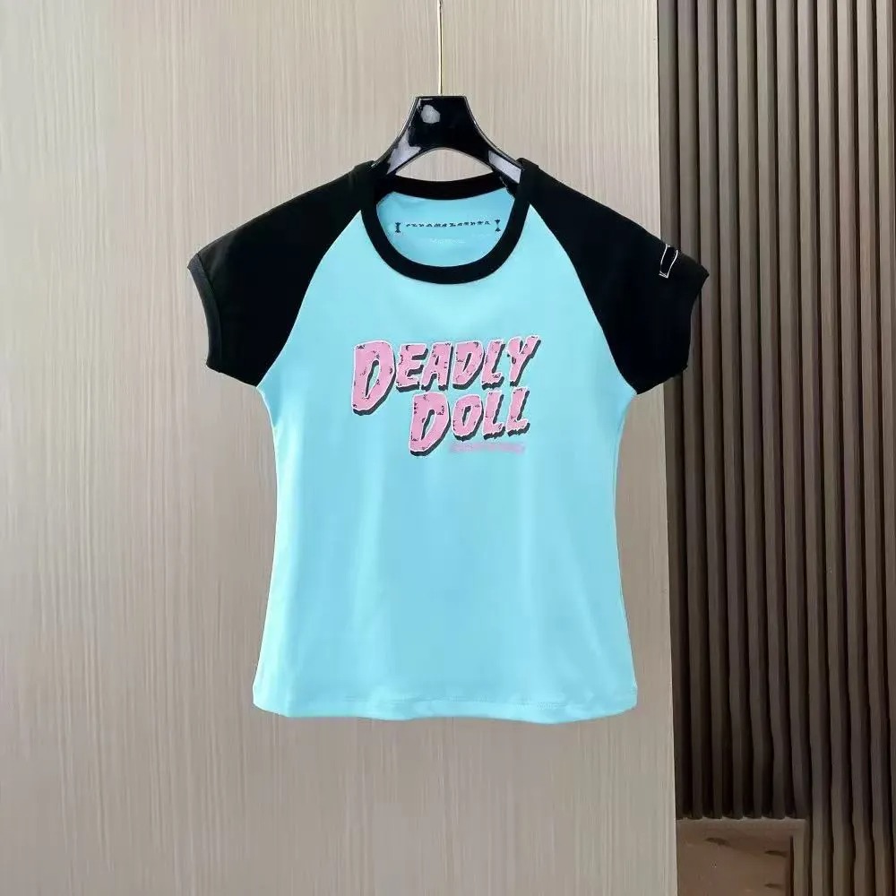 Luxury Brand Designers Designer Tight Clothes Shirt Women Tank Pure Chrome Aleggings Letters Printed Graphic Tee Shirts cross shirts woemn luxury 63
