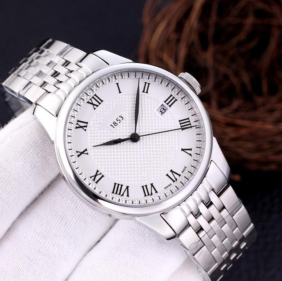 New Mens 1853 Watches Automatic Mechanical Stainless Steel Super Luminous Locle Wristwatches women waterproof watch #33