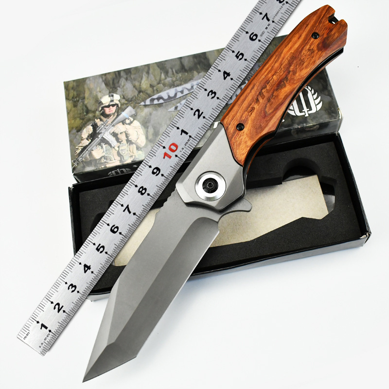 Couteau de poche pliable et Portable, fourniture directe, Camping, survie en plein air, roulement, ouverture rapide, haute qualité
