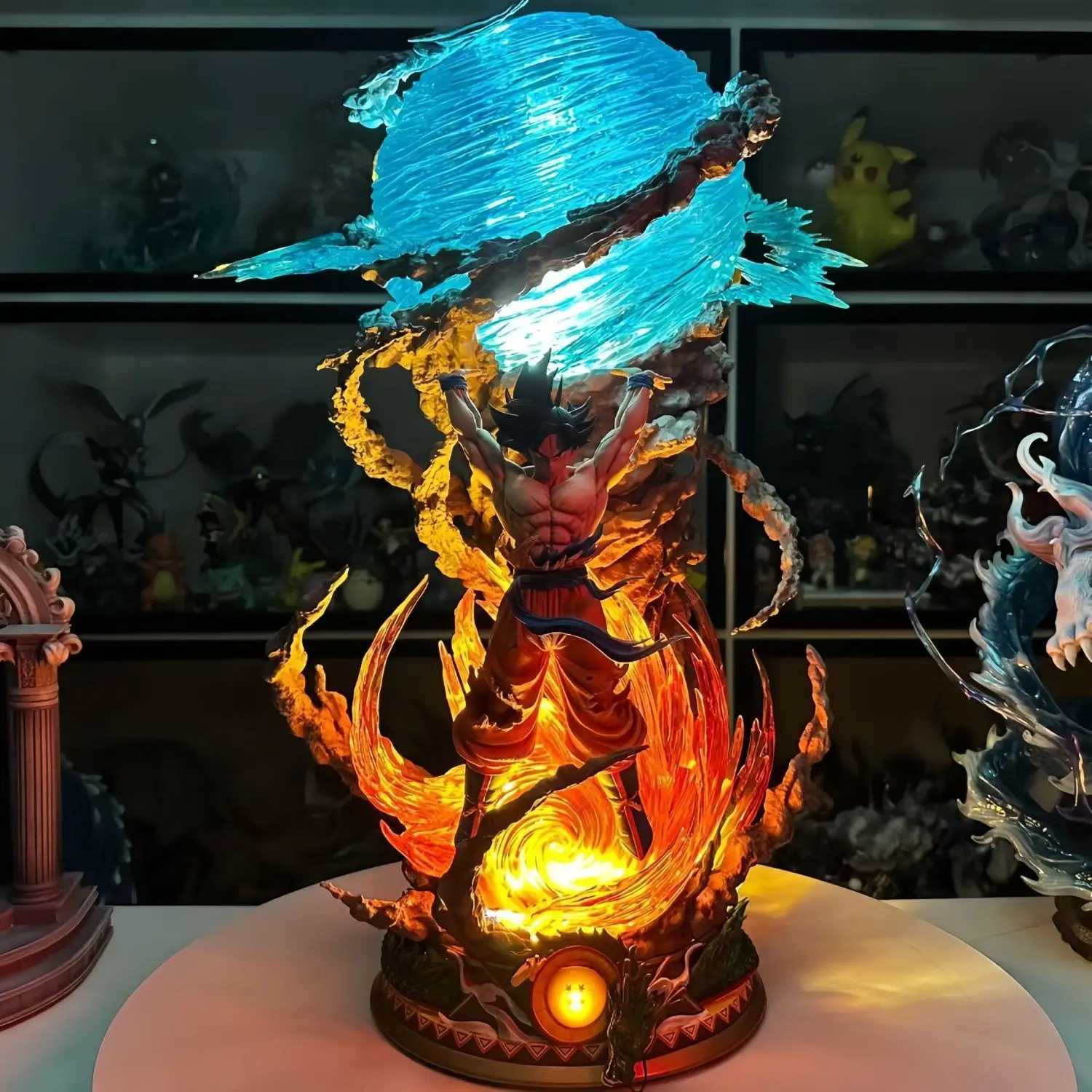 Dragon Ball Hunter-serie Gohans Spirit Bomb-modelfiguur met oplichtende anime-decoratie Glow-in-the-Dark-nachtlichteffect H251225