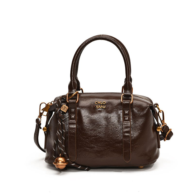 Shoulder Purse Handbag Hundred Commuter Women's Fashion High Quality Leather Crossbody