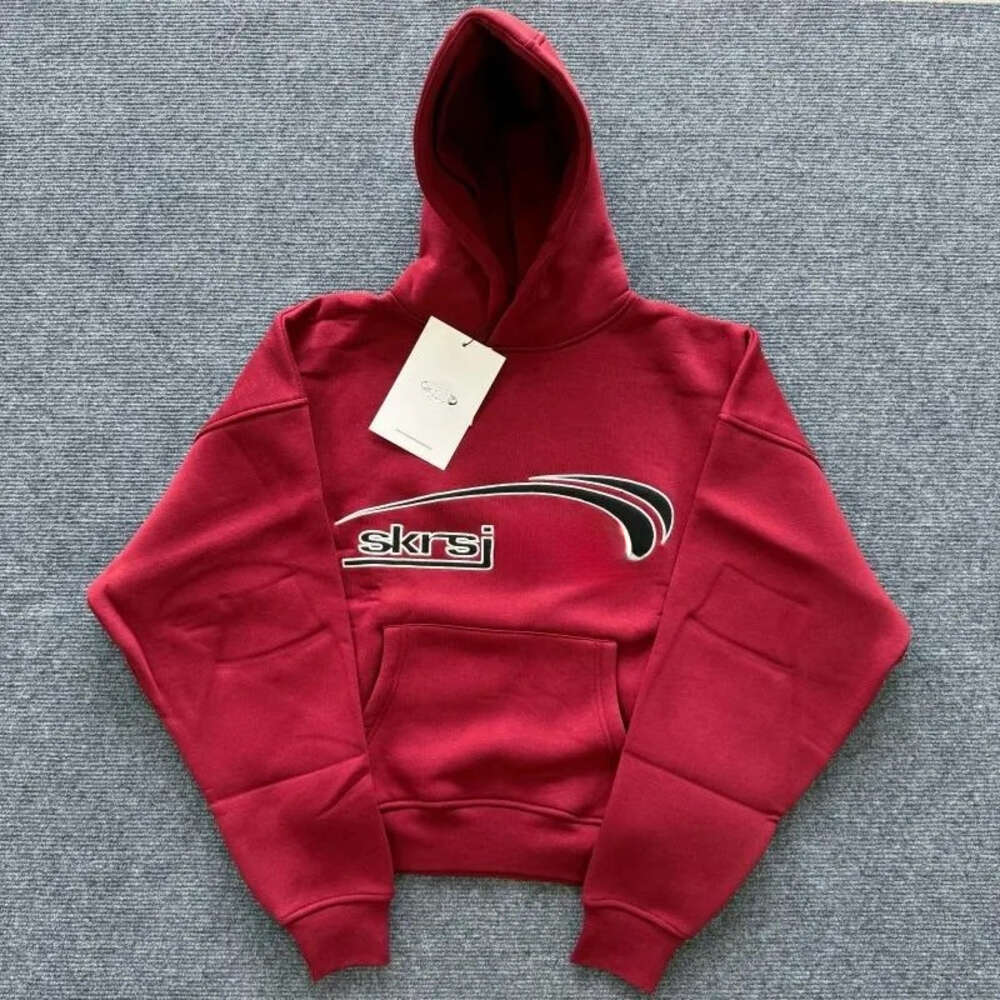 Women's Hoodies SISTERS AND SEEKERS Women Letters Print Cotton Red Long Drop Sleeve Loose Fashion Hooded Sweatshirt 2025 Autumn D3c
