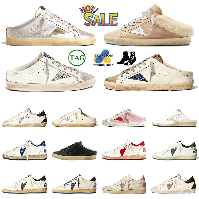 Célèbre Sabot Sandales Pantoufles Femme Vieux Diapositives sales Super Star Peluche Slip-on Hommes Blanc Hommes Chaussures de sport 2026 Fluffy M