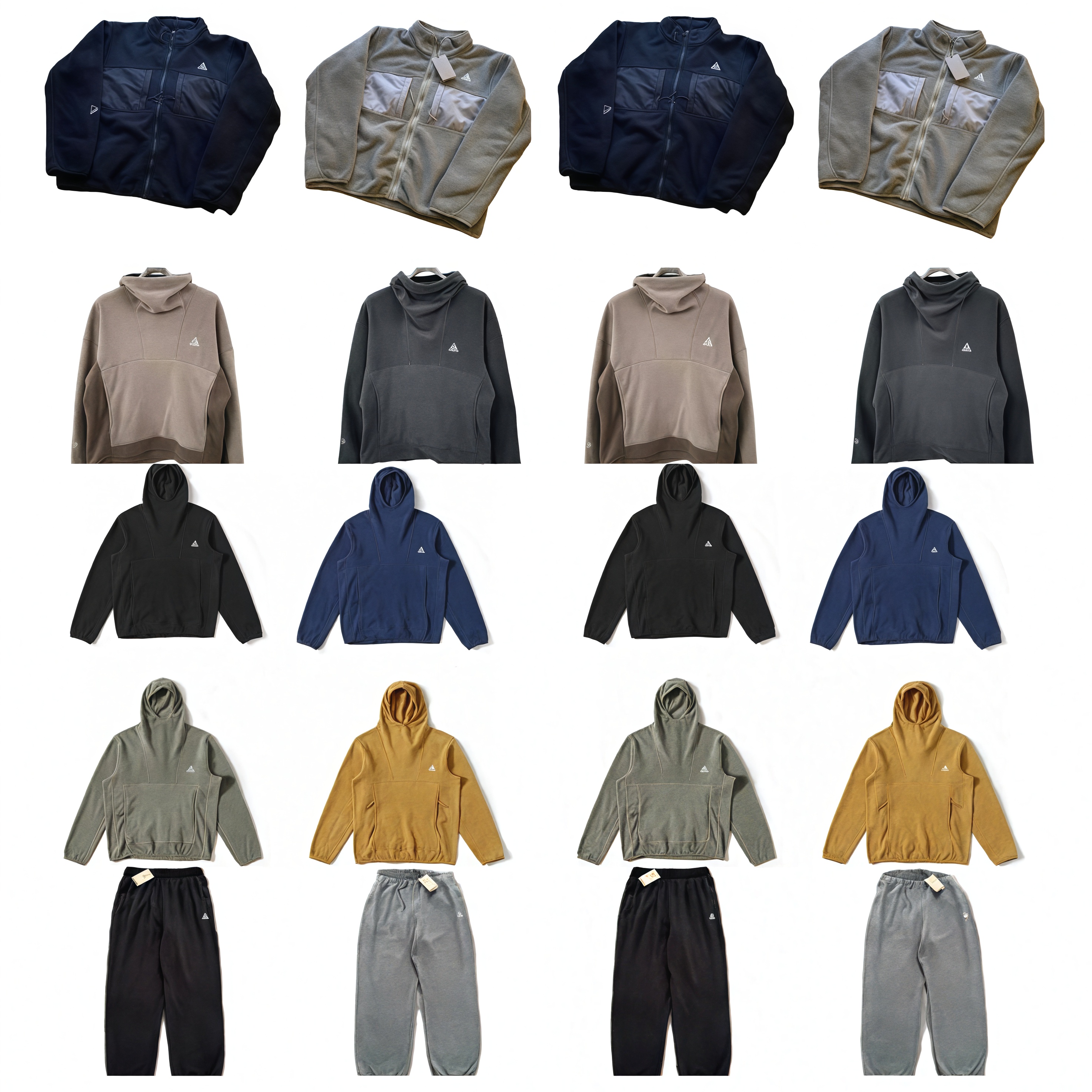 Designer puffer Jacket ACG Fleece Hoodie pants Mens Women Sweatshirt Zipper Designer Hoodie Jacket Tracksuit Men Polo Veste Coat Hooded Black Nav-image-906573797