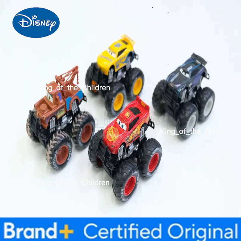 Disney Pixar Cars 4pcs/Set Off-Road Vehicle Pullback Toy Set Alloy Plastic Lightning McQueen Model Cars Play Vehicles Kids Gift H2512291