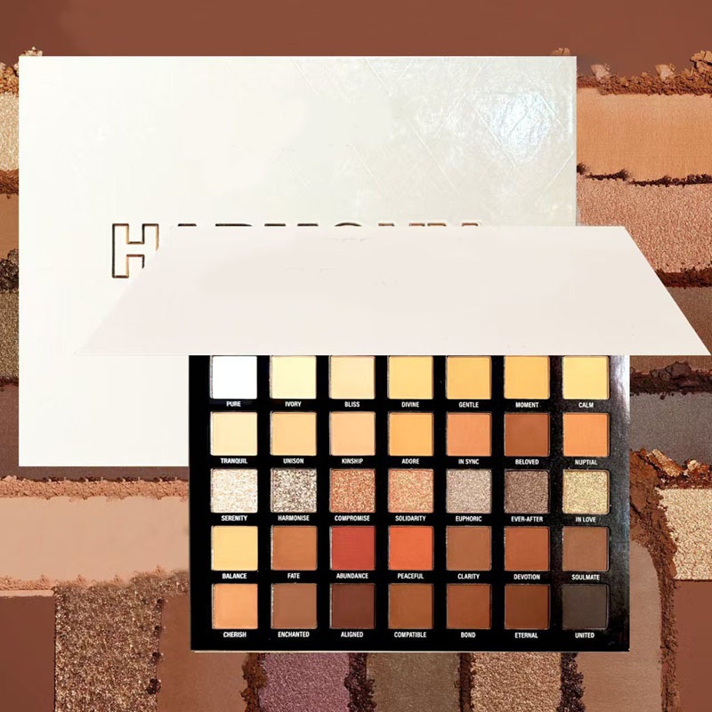 Highly Pigmented 35 Colors Eyeshadow Palette Makeup Waterproof Long-lasting Matte & Shimmer Eye Pressed Powder Pallet Cosmetics for Women Beauty-image-1090105242