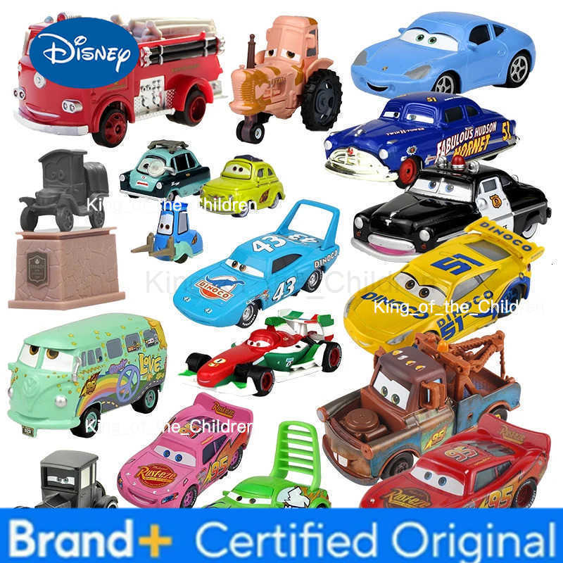 Disney DisneyPixarCars 2 3 Lightning McQueen Matt Jackson Storm Ramirez 155 Alloy Pixar Cars Metal die-cast car toys childrens gifts H251229