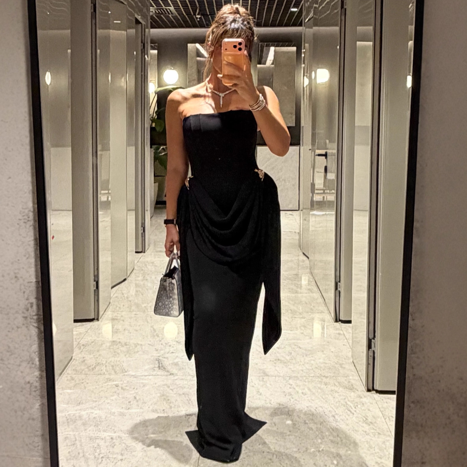 A0070 new fashion fish bone tube top dress sexy streamer European and American dress women