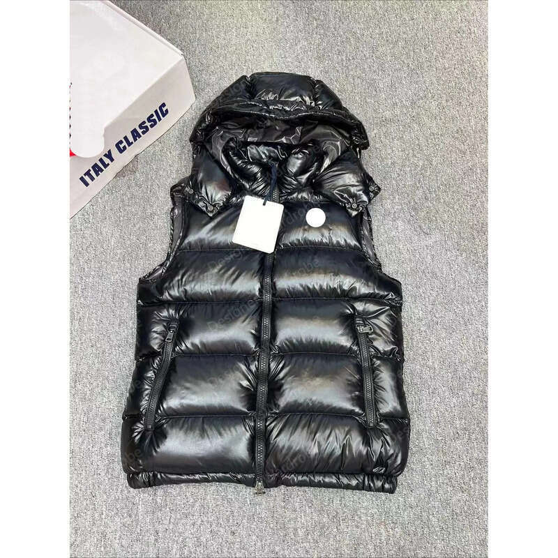 Men's Vest Designer Puffer Gilet Luxury Down Woman Womens Coat Feather Filled Material Vests Graphite Couple Vest Autumn Windbreaker Man Hoody