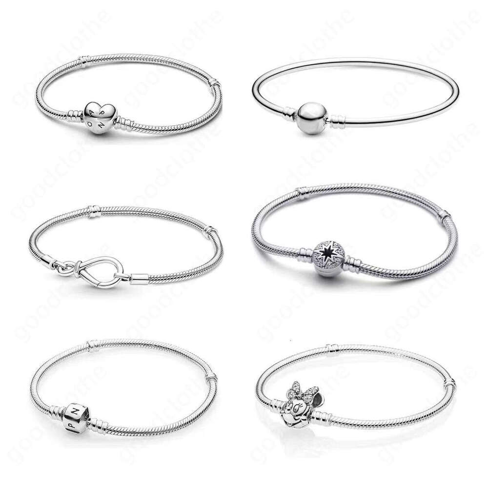 Designer Pan Pans Pandorabraclet New Gold-Plated Diamond-Studded Rose Flower Couple Bracelet Fashion Simple Hot-Selling Womens Braclet C3f A98