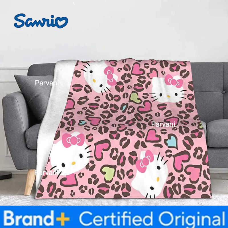 Sanrio hellos kittys Blanket Multiple Sizes Soft and Lightweight Throw Blankets for Sofa Couch and Bed H251230-image-1090300137