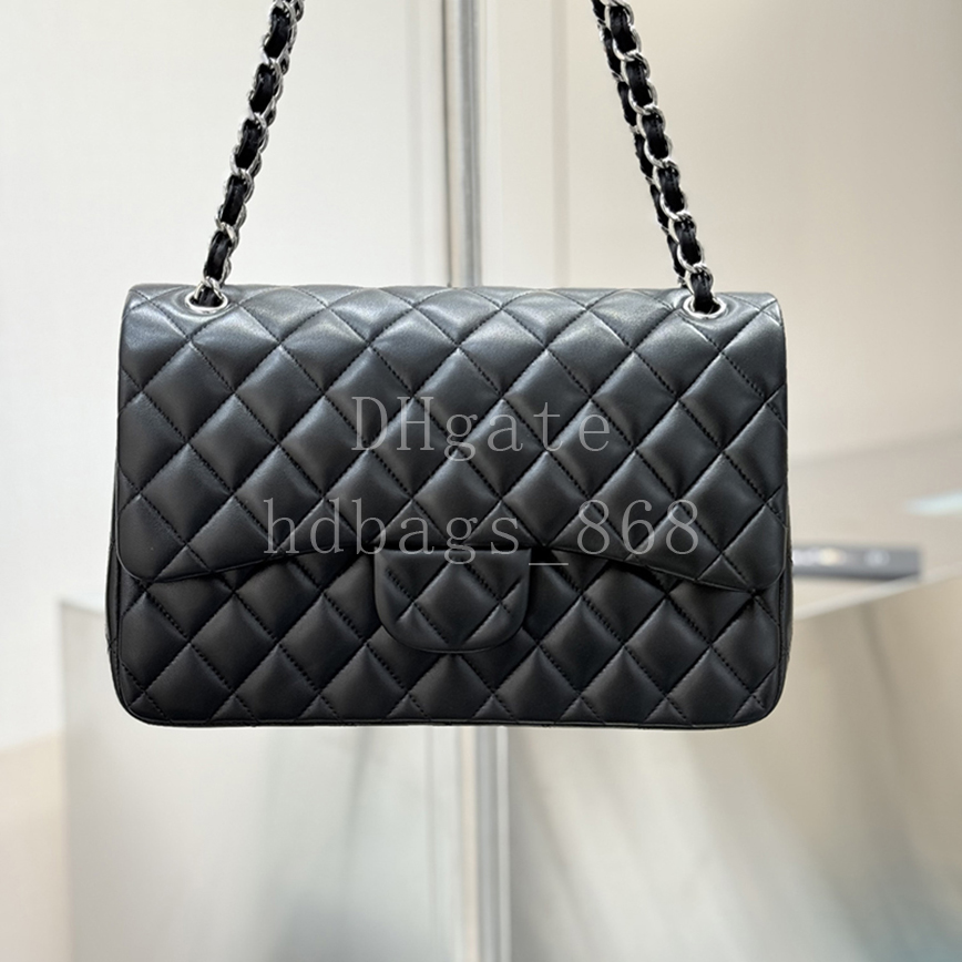 Mirror Quality Designer Large Classic Handbag Shoulder bags Flap Bag Fashion Crossbody Bags Luxury Genuine Leather Chain Bags 30cm With Box 24C05-image-975863084