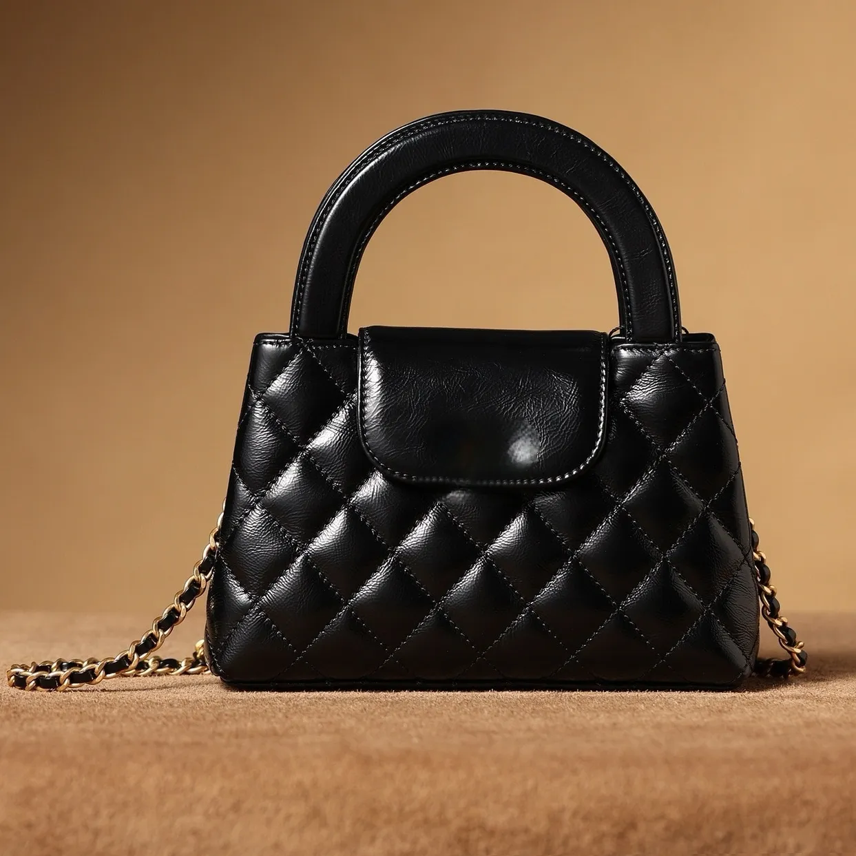 12A Top Designer Bag 23K Kell Handbag Shoulder Bag Mirror Quality Luxury Bag Diamond Pattern Totes Sheepskin Genuine Leather Women's Chain C