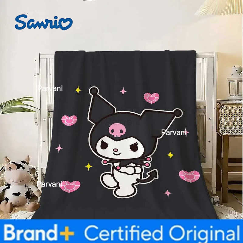 Sanrio Kawaii Kuromis Blankets for Decorative Sofa Cover Blanket King Size Fluffy Plaid Luxury Bedding Home Interior Throw Knee Soft H251230-image-1090300187