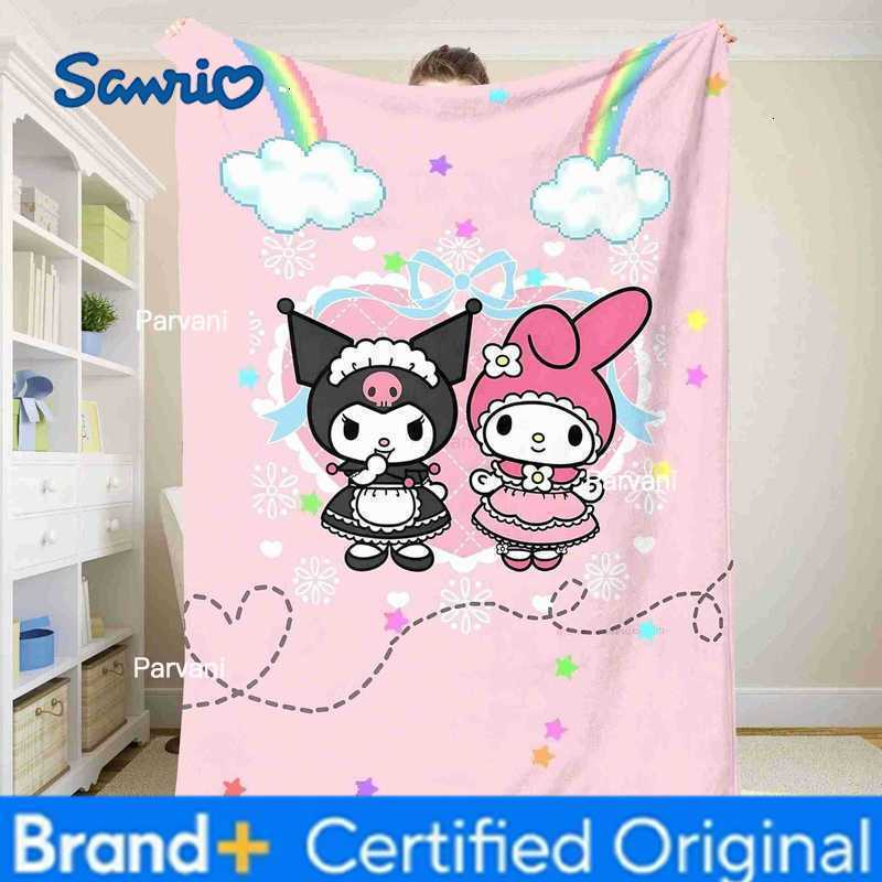 Sanrio K-kuromies Double Bed Blankets and Bedspreads Home and Decoration Baby Blanket Bedspread on the Bed Blankets for Decorative Sofa H251230-image-1090299589