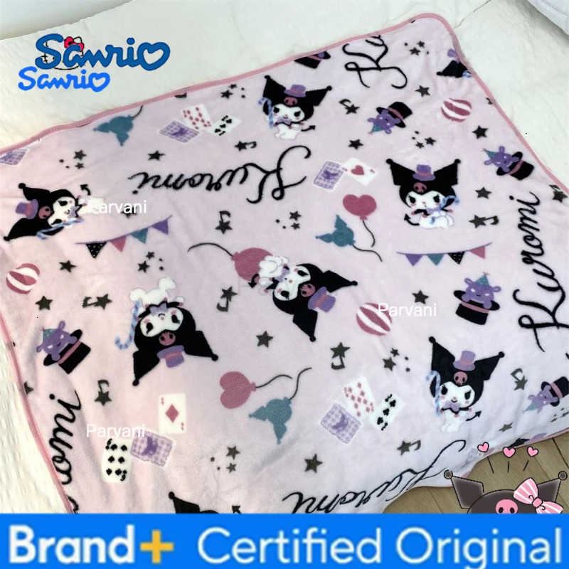 Sanrio Kuromi cartoon cute blanket creative personalised home office nap leg cover warm air conditioning blanket gift wholesale H251230-image-1090300199