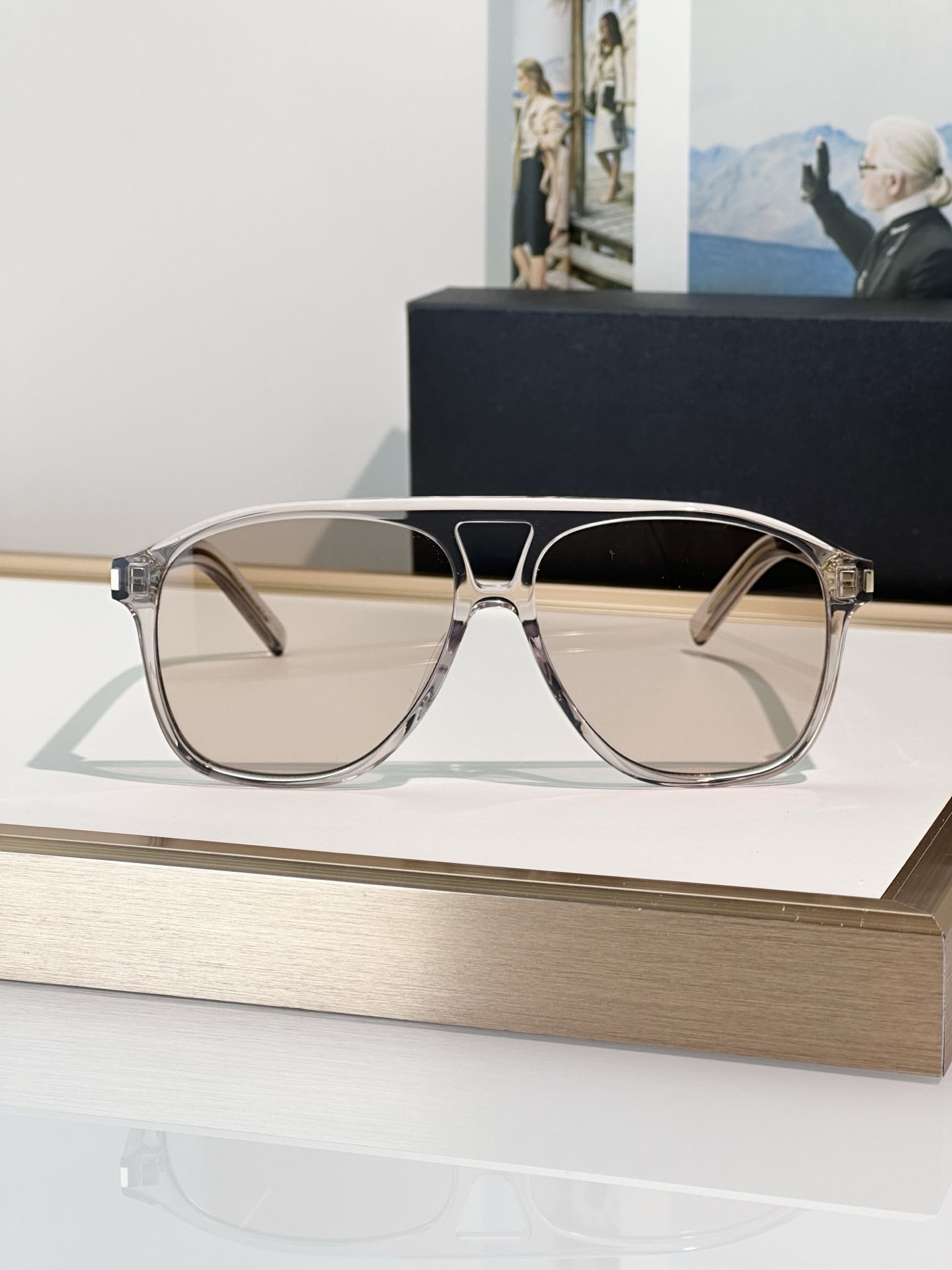 Womens Sunglasses For Women Men Sun Glasses Mens SL596 Fashion Style Protects Eyes UV400 Lens With Random Box And Case