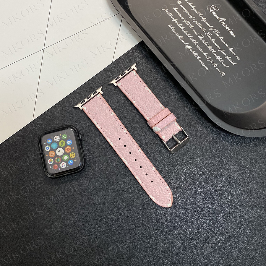 Luxury Smart Watch Strap Band for iWatch Series S11 S10 9 8 7 6 5 4 3 2 Ultra Se Leather Wristband Watchband Wrist Straps Bracelet 38mm 40mm 41mm 42