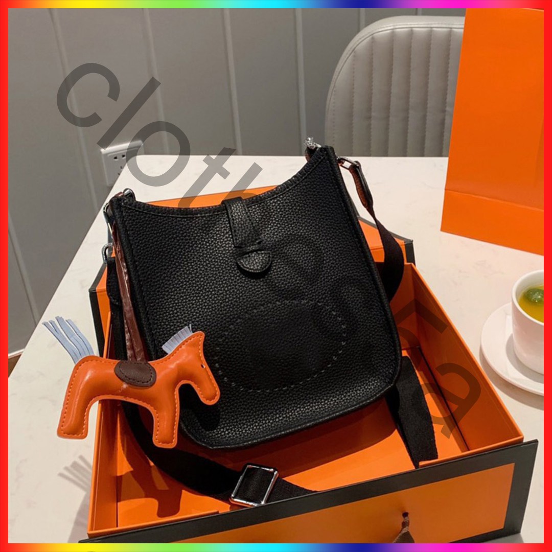 10A Designer evelyne bag luxury tote bag purse cross body bag plain lichi pattern fashion handbag lady wallet high quality genuine leather messenger