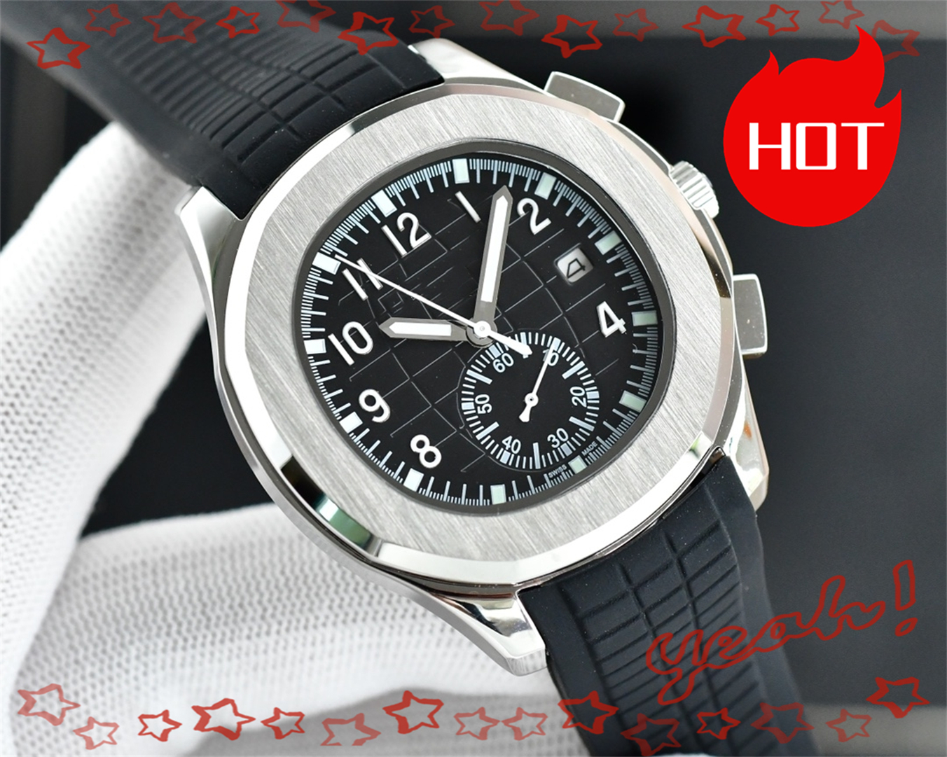 Luxury designer mens Aquanaut NAUTILUSity 5968 watch womens watches Automatic mechanical movement watch gifts Wristwatches montre original box #5968