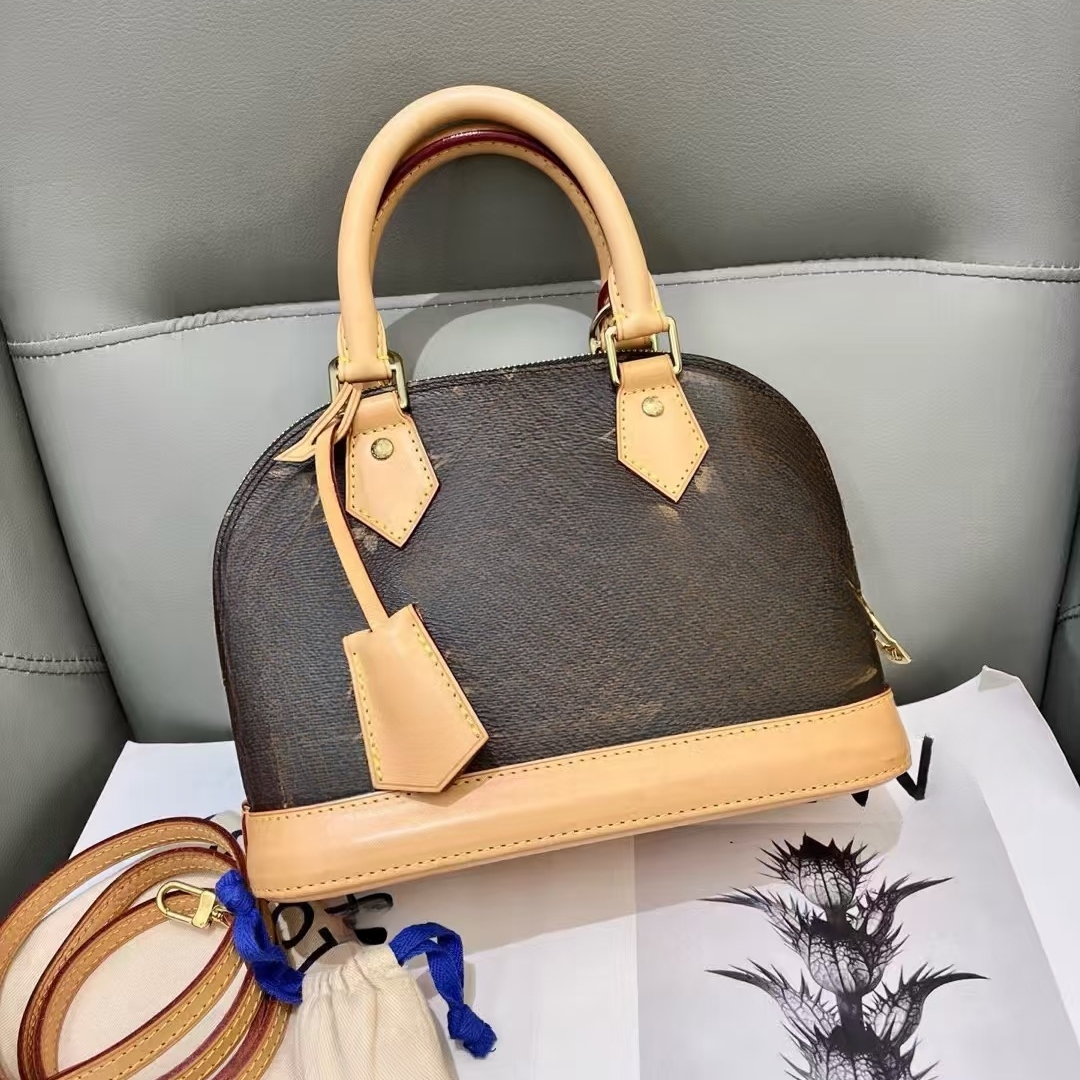 Top Almar bb Designer Bags Mini Shell Retiro Handbag Classic Printed Takashi Murakami Womens Shoulder Hardware Buckle Lady Crossbody Bag