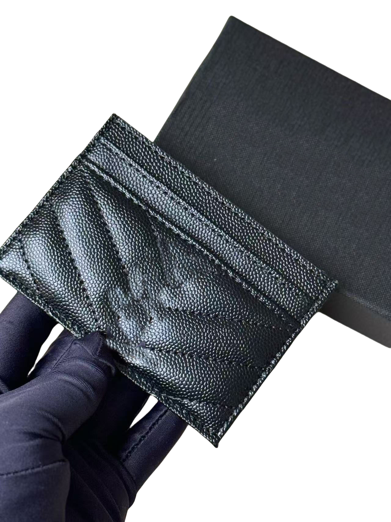 High-quality luxury top designer jacquard convex stitching card bag high-end wallet classic leather wallet credit card coin purse with box dustproof